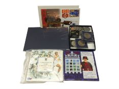 Coins including United Kingdom 1994 brilliant uncirculated coin collection