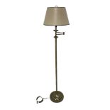 Brass standard lamp