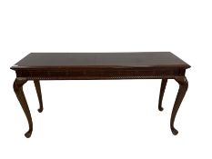 Reproduction mahogany hall table