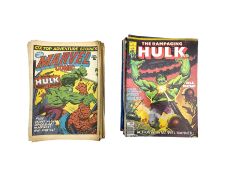 Bronze age marvel comics comprising: 'The Hulk' 1981 issues: 17