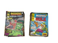 Bronze Age Marvel comics comprising The Mighty World of Marvel Starring the Incredible Hulk issues: