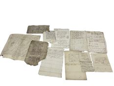 17th century vellum document concerning land in Kent between Thomas Atwood and Richard Crambrooke da