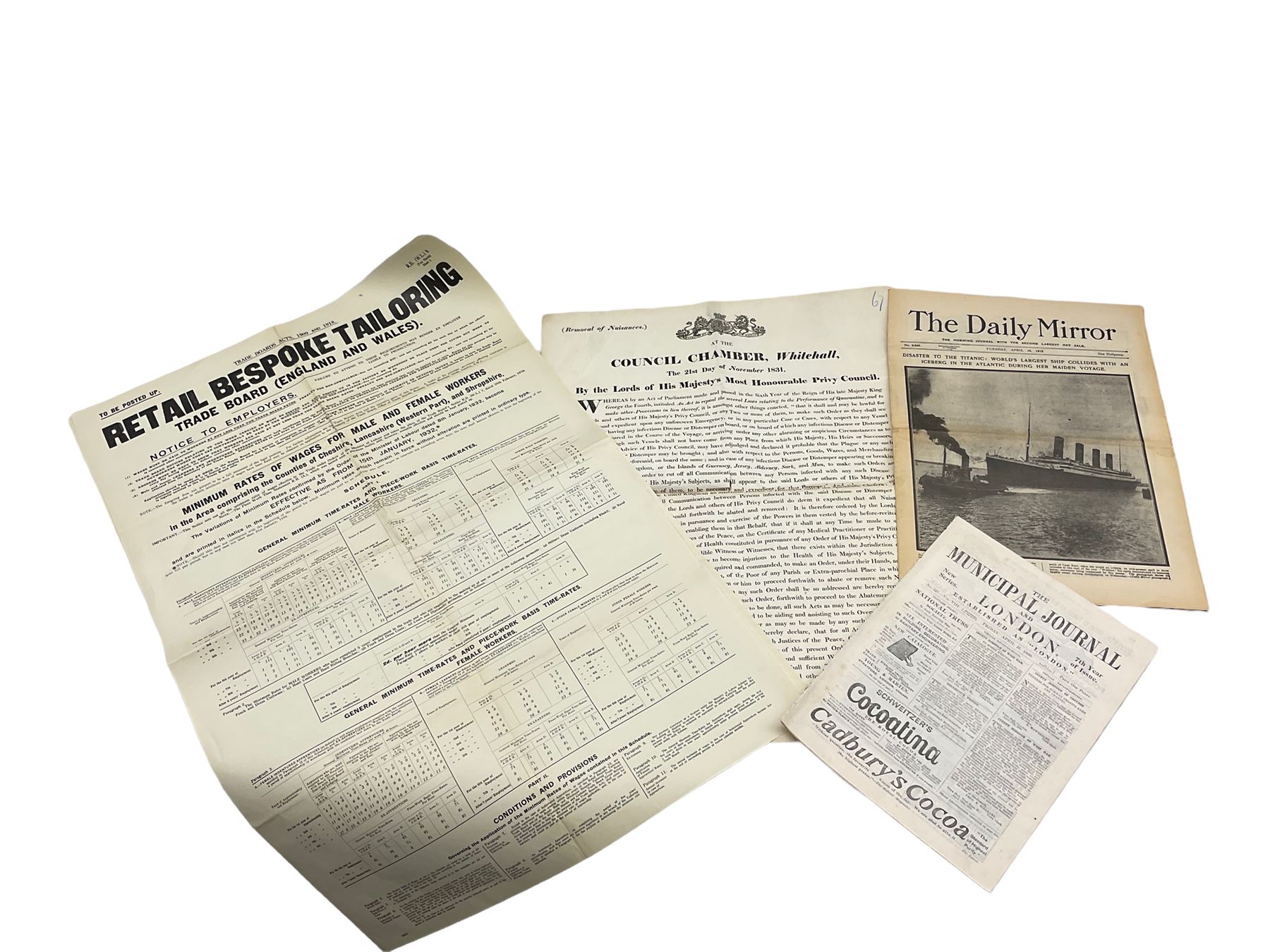 Collection of newspapers and publications comprising Daily Express 1917 - Image 3 of 3