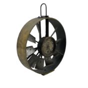 19th/ early 20th century brass Air Meter by E. Davis