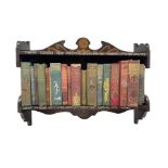 Early 20th century hanging bookshelf