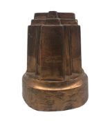 Alexandra Cross copper jelly mould