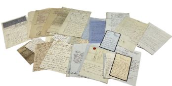 Collection of 19th and 20th century correspondence including letters to Prisoner of War 923