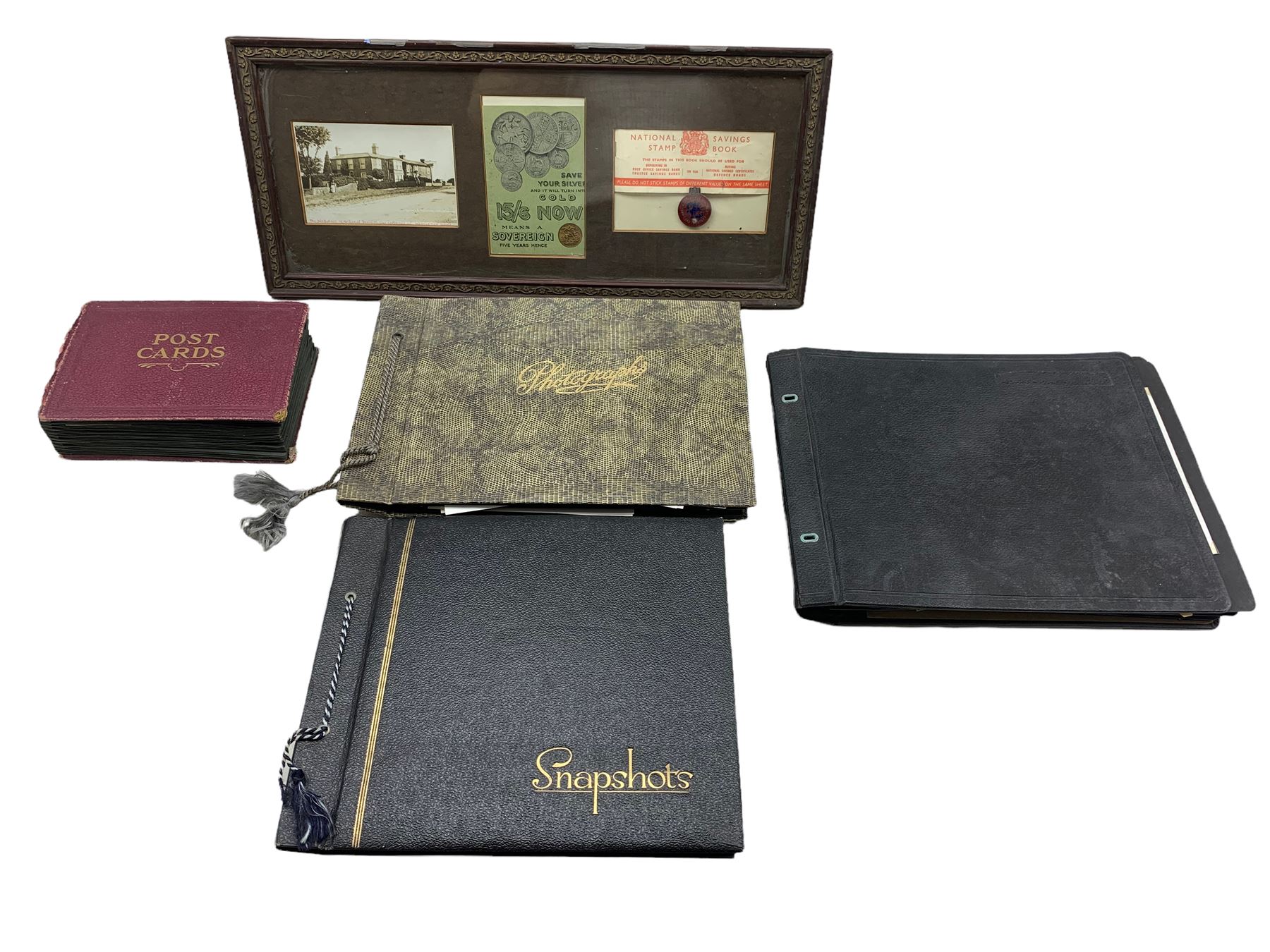 Photograph album containing various photographs by J.S.S. Whiting including Bedruthan Steps