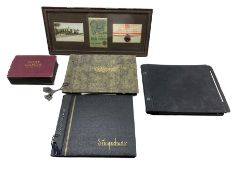 Photograph album containing various photographs by J.S.S. Whiting including Bedruthan Steps