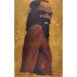 James Egan (Australian 1929-2017): Portrait of an Australian Aboriginal