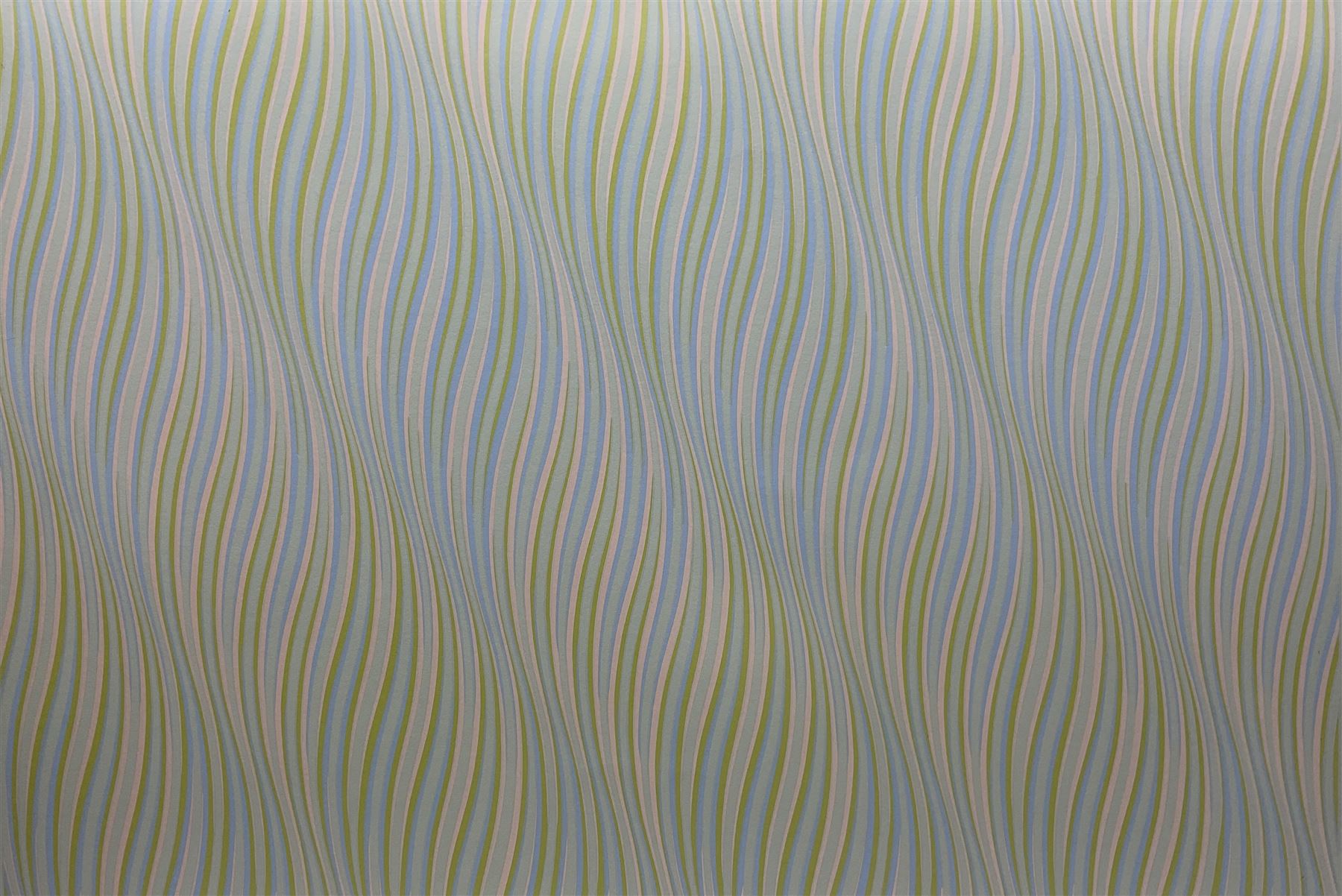 Bridget Riley (British 1931-): Untitled [Blue] (Schubert 25)