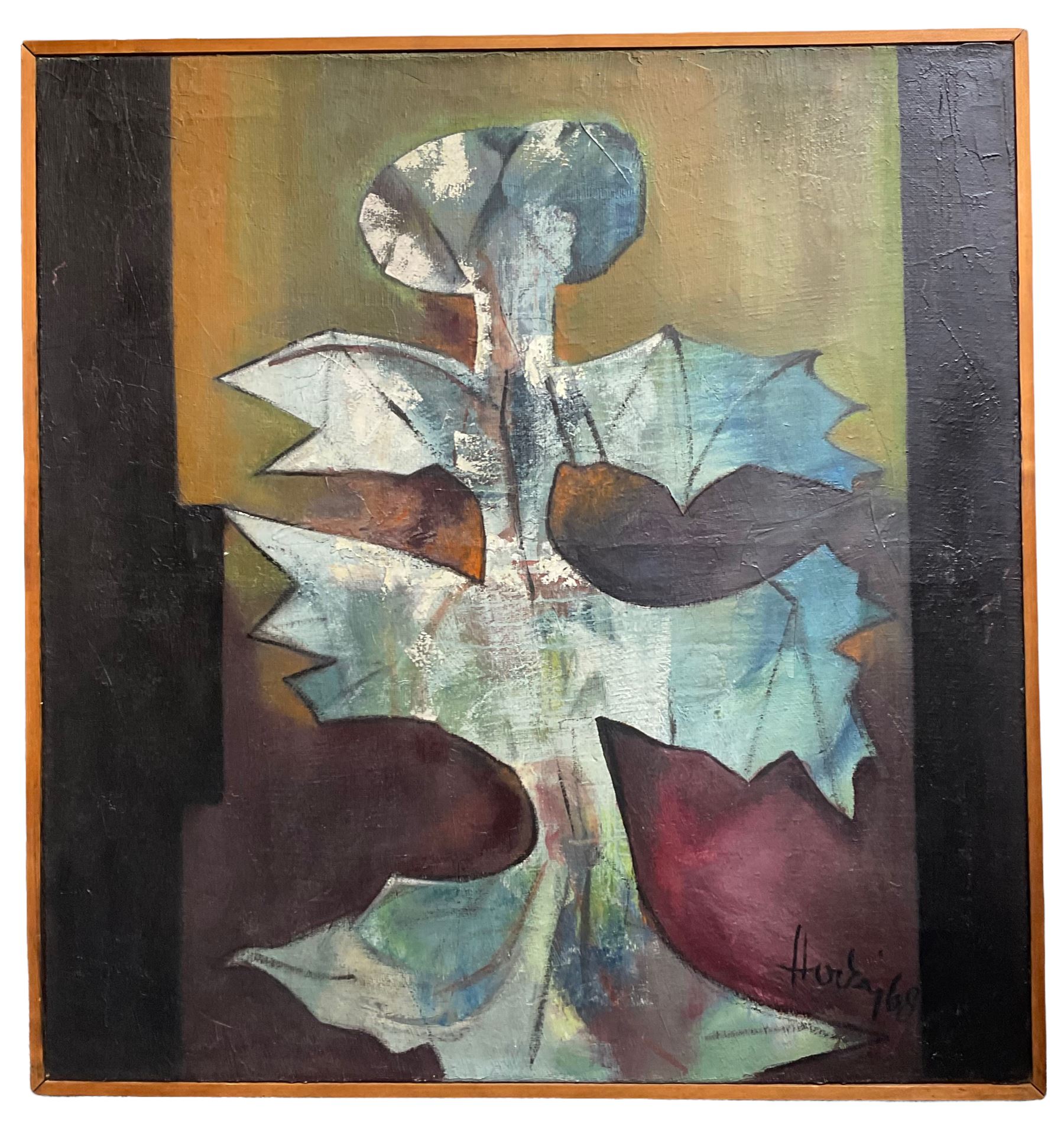 Modern British (Mid 20th century): Abstract Leaf - Image 2 of 3