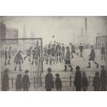 After Laurence Stephen Lowry R.A. (British 1887-1976): 'The Football Match