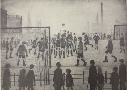 After Laurence Stephen Lowry R.A. (British 1887-1976): 'The Football Match