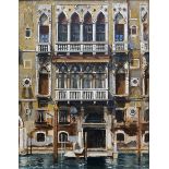 Jonathan Pike (British 1949-): 'Palazzo Barbaro'