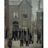 After Laurence Stephen Lowry R.A. (British 1887-1976): 'Police Street'