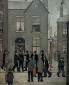 After Laurence Stephen Lowry R.A. (British 1887-1976): 'Police Street'