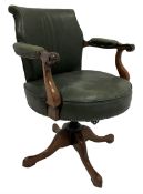 Late 19th century swivel desk chair