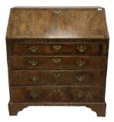 18th century walnut bureau