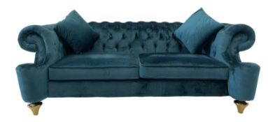 Chesterfield style two seat sofa