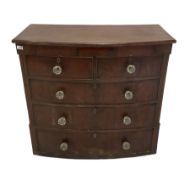 Mahogany chest of drawers