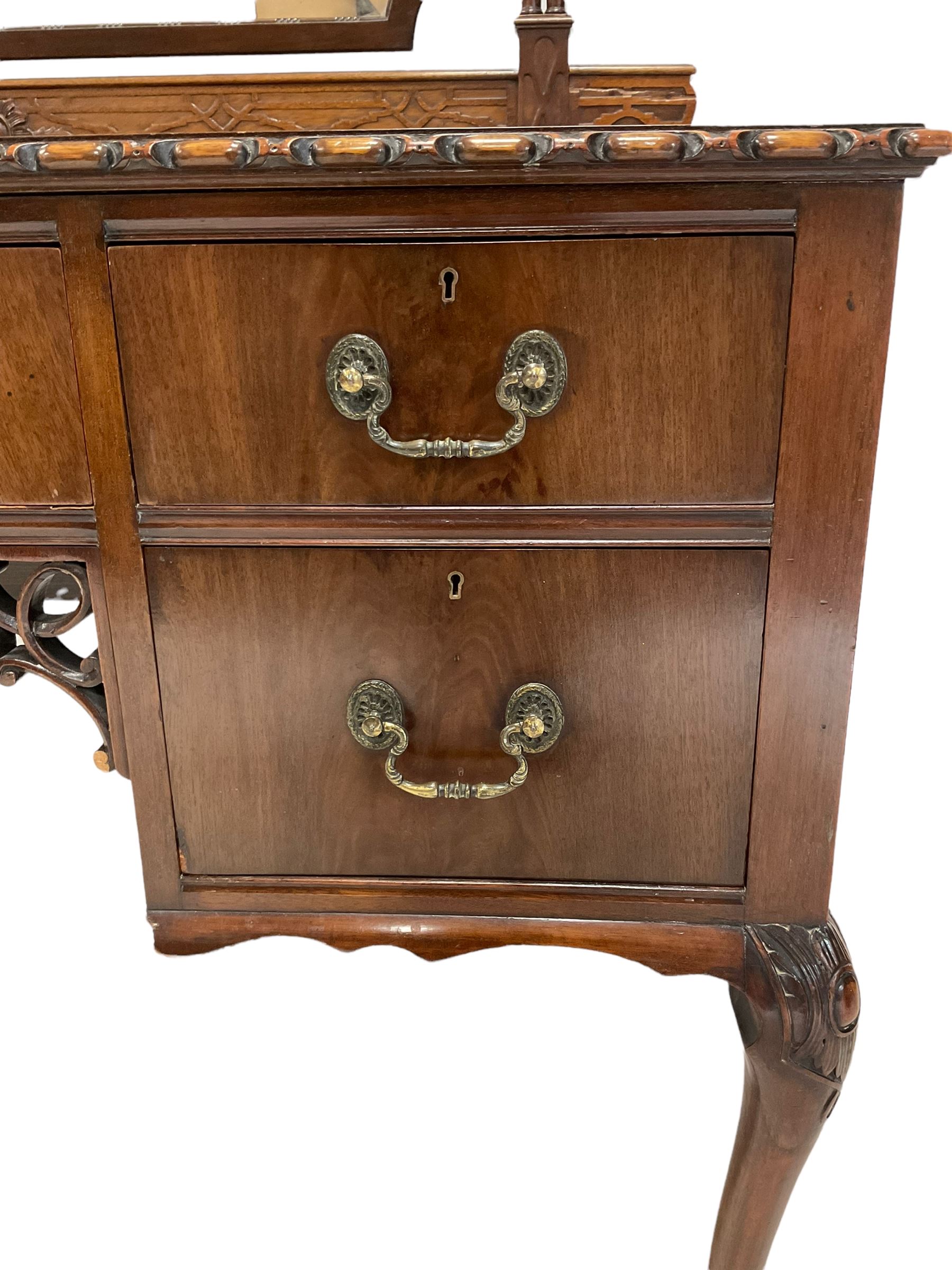 20th century mahogany dressing table - Image 4 of 6