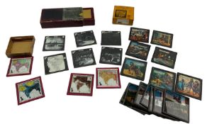 Collection Lantern Slides to include: 'Ali Baba and the Forty Thieves' (8/8) in original box