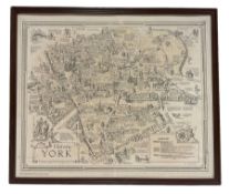 After Estra Clark (British 1904-1993): 'Historic York'