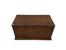 Mahogany blanket box