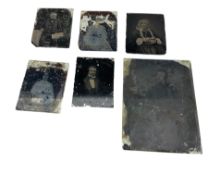 Collection six ambrotypes of Victorian Ladies and Gentlemen (5)