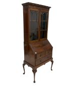 Early 20th century mahogany bureau bookcase