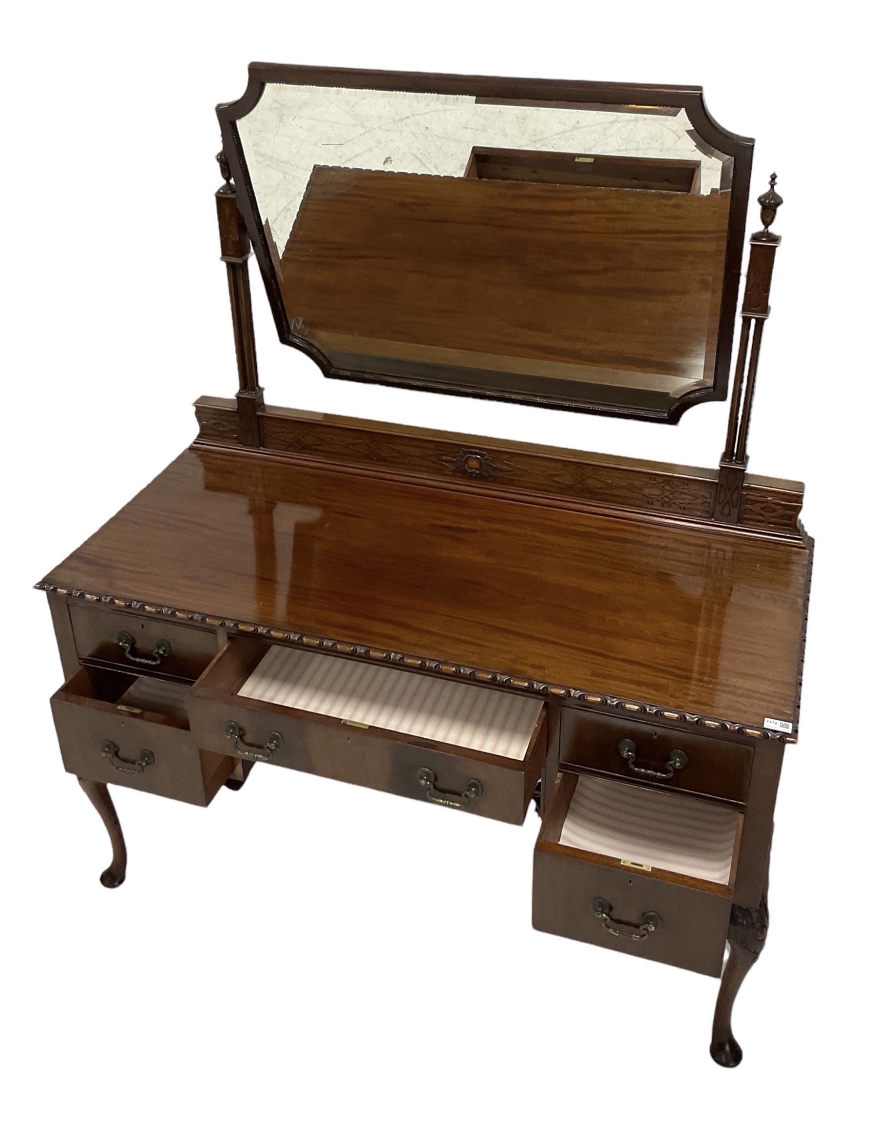 20th century mahogany dressing table - Image 2 of 6