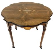 Edwardian rosewood centre table