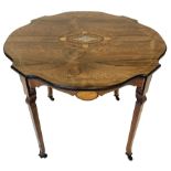 Edwardian rosewood centre table