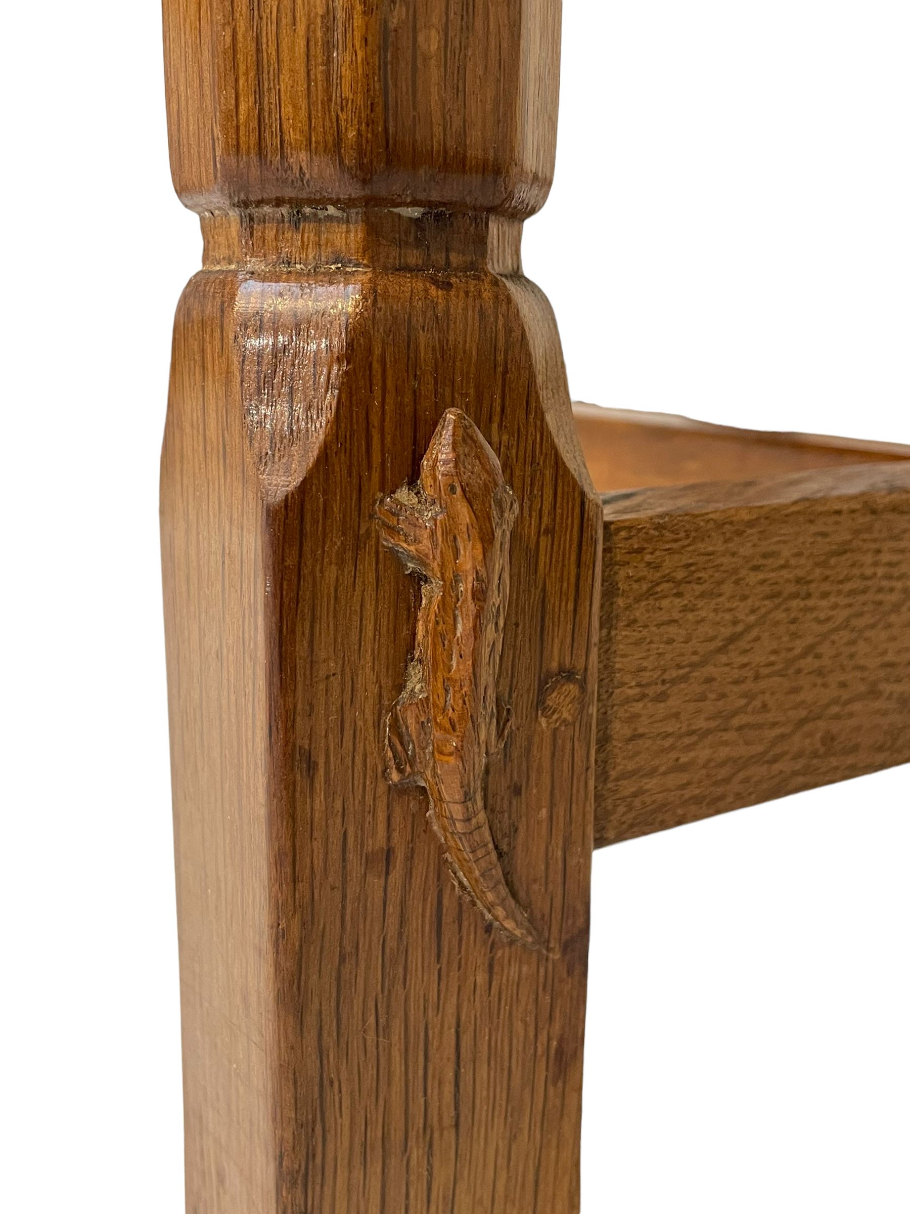 Lizardman - set six oak dining chairs - Image 13 of 13