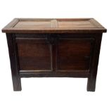 18th century oak coffer