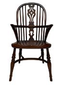 Elm child's Windsor armchair