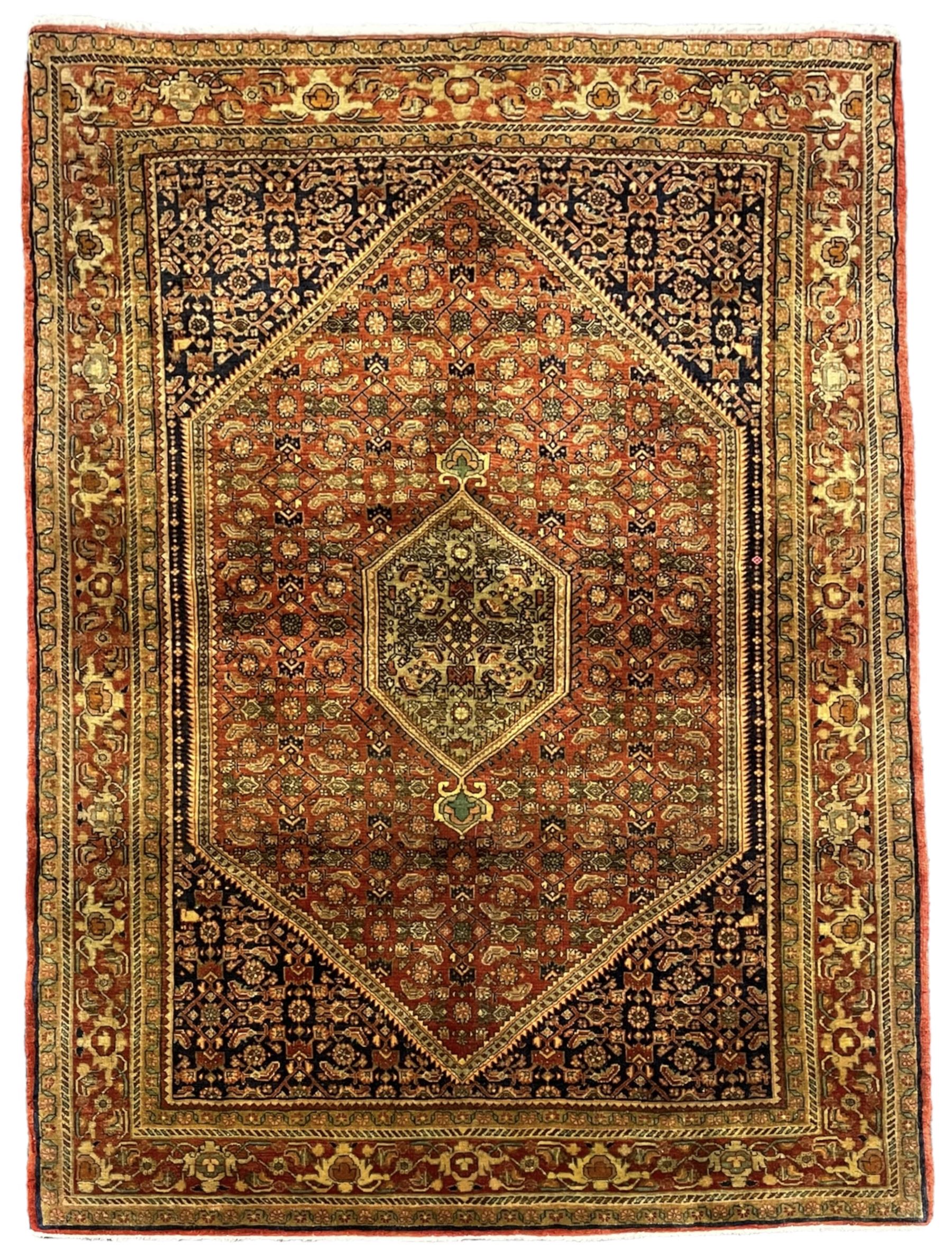 Persian Herati red ground rug