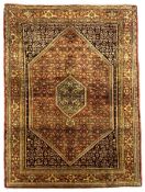 Persian Herati red ground rug
