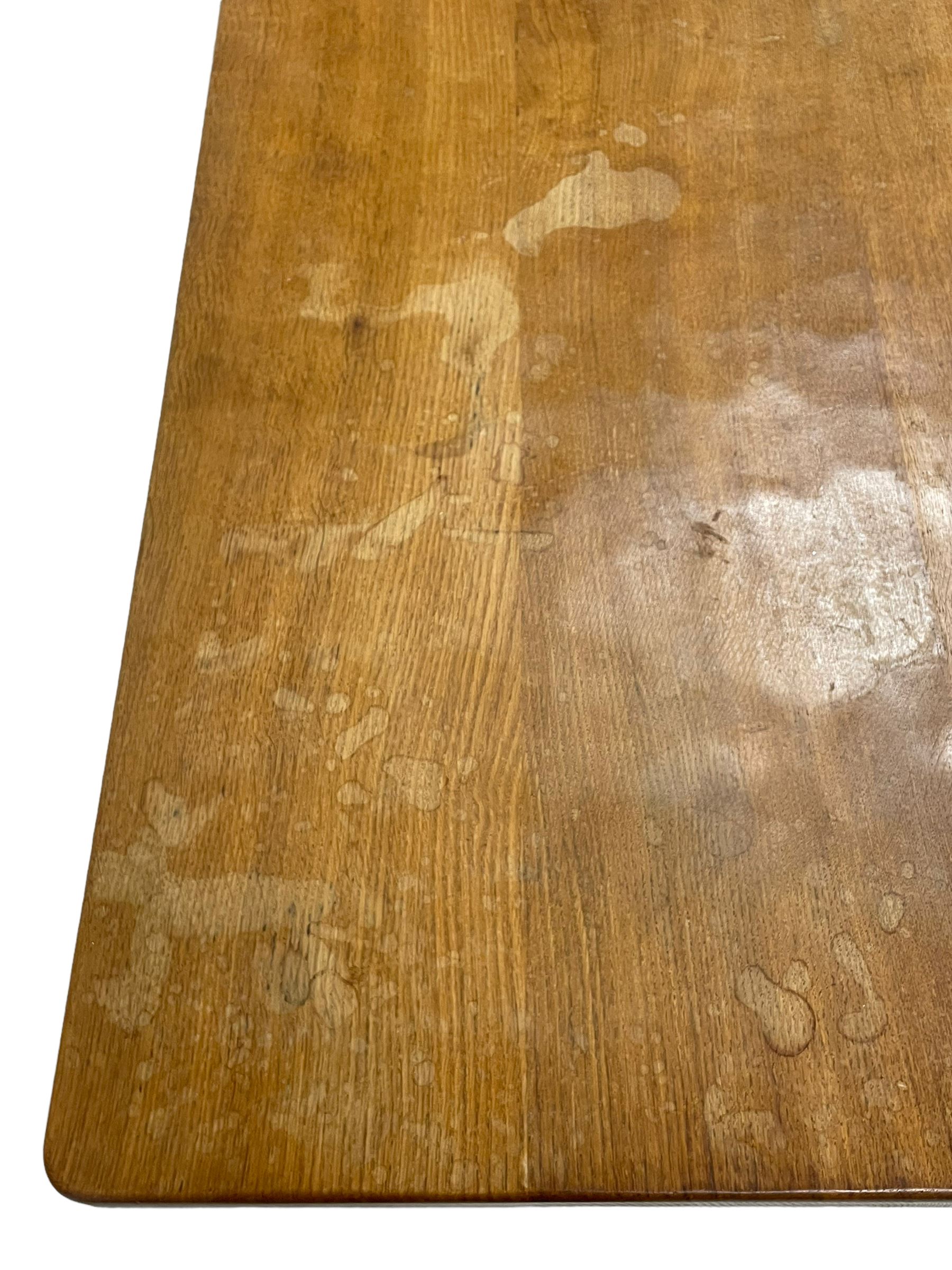 Eagleman - oak dining table - Image 4 of 9