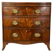 Georgian mahogany bachelor's chest