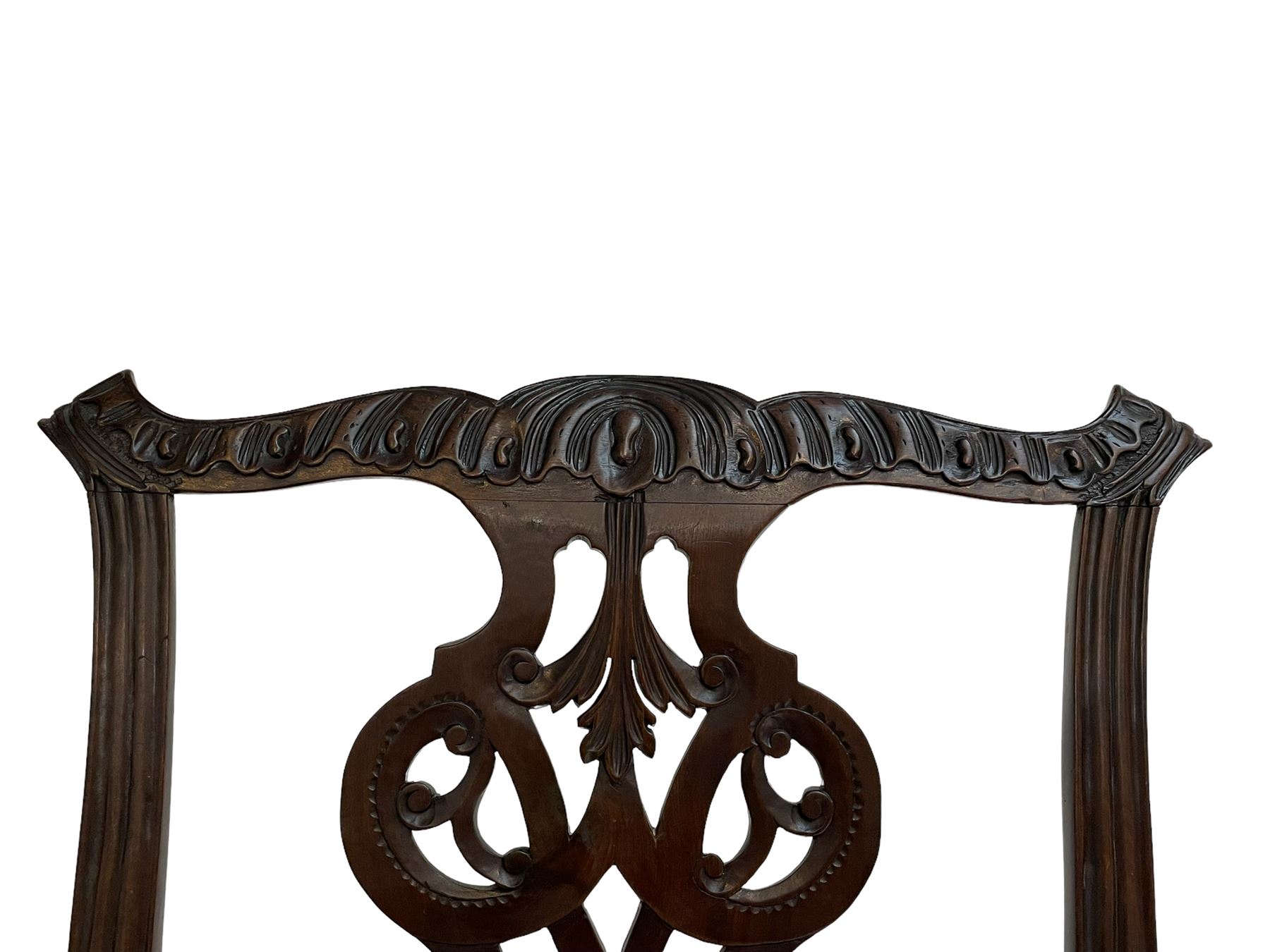 George III mahogany chair - Image 5 of 7