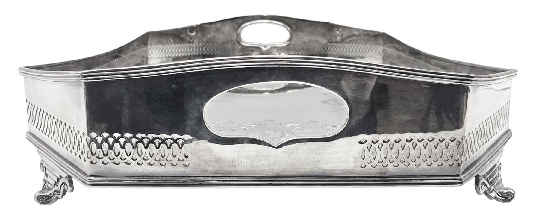 Early 20th century silver-plated tea tray by James Deakin & Sons - Image 5 of 8