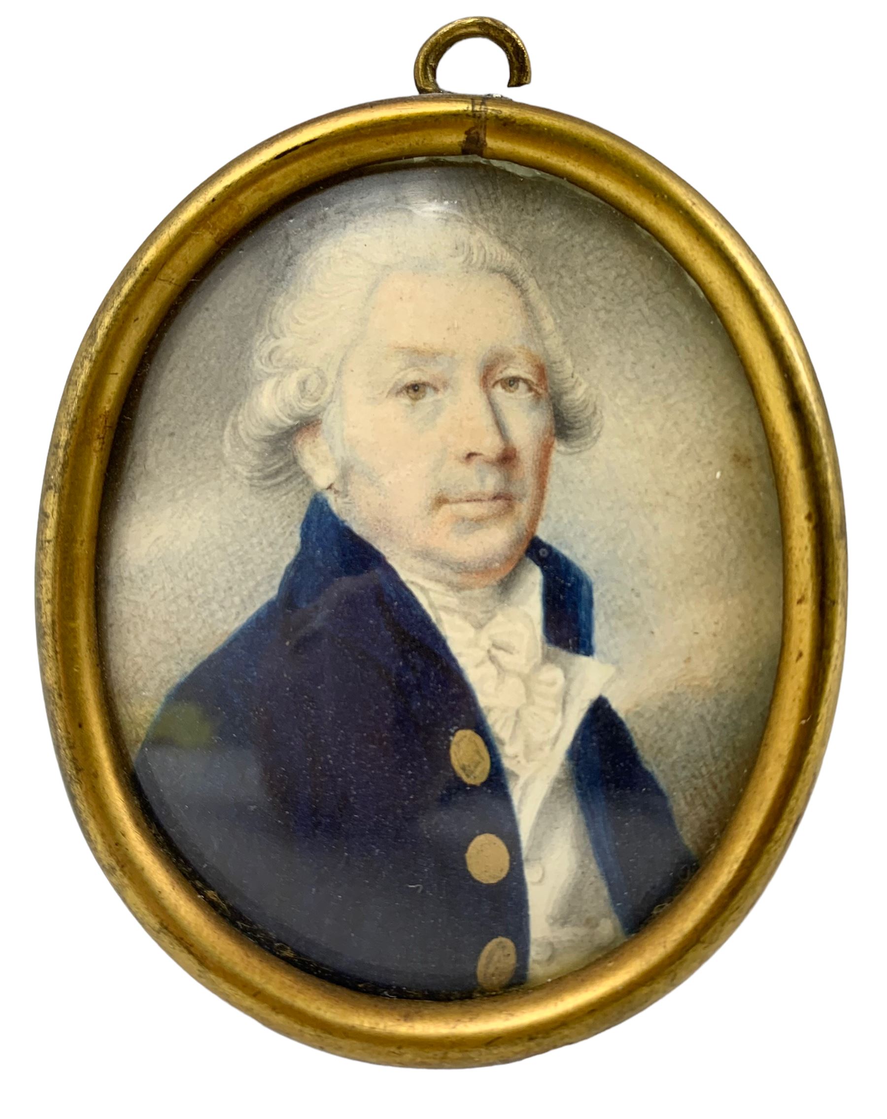 After Charles Robertson - Irish School oval portrait miniature