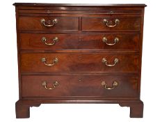 George III mahogany bachelor's chest