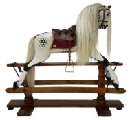 F. Ayres of London - early 20th century dapple grey rocking horse