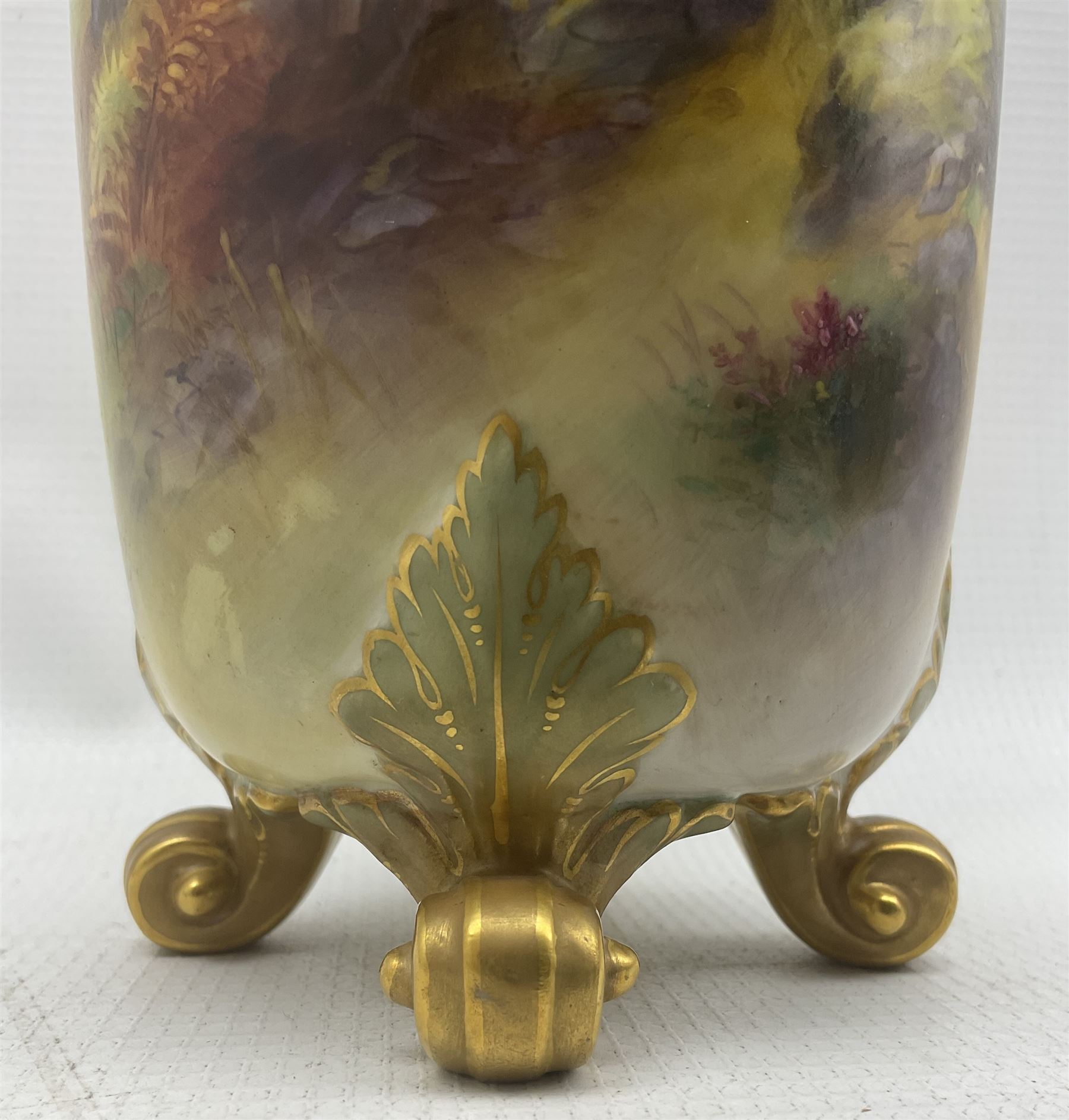 Early 20th century Royal Worcester vase decorated by Harry Davis - Image 2 of 5