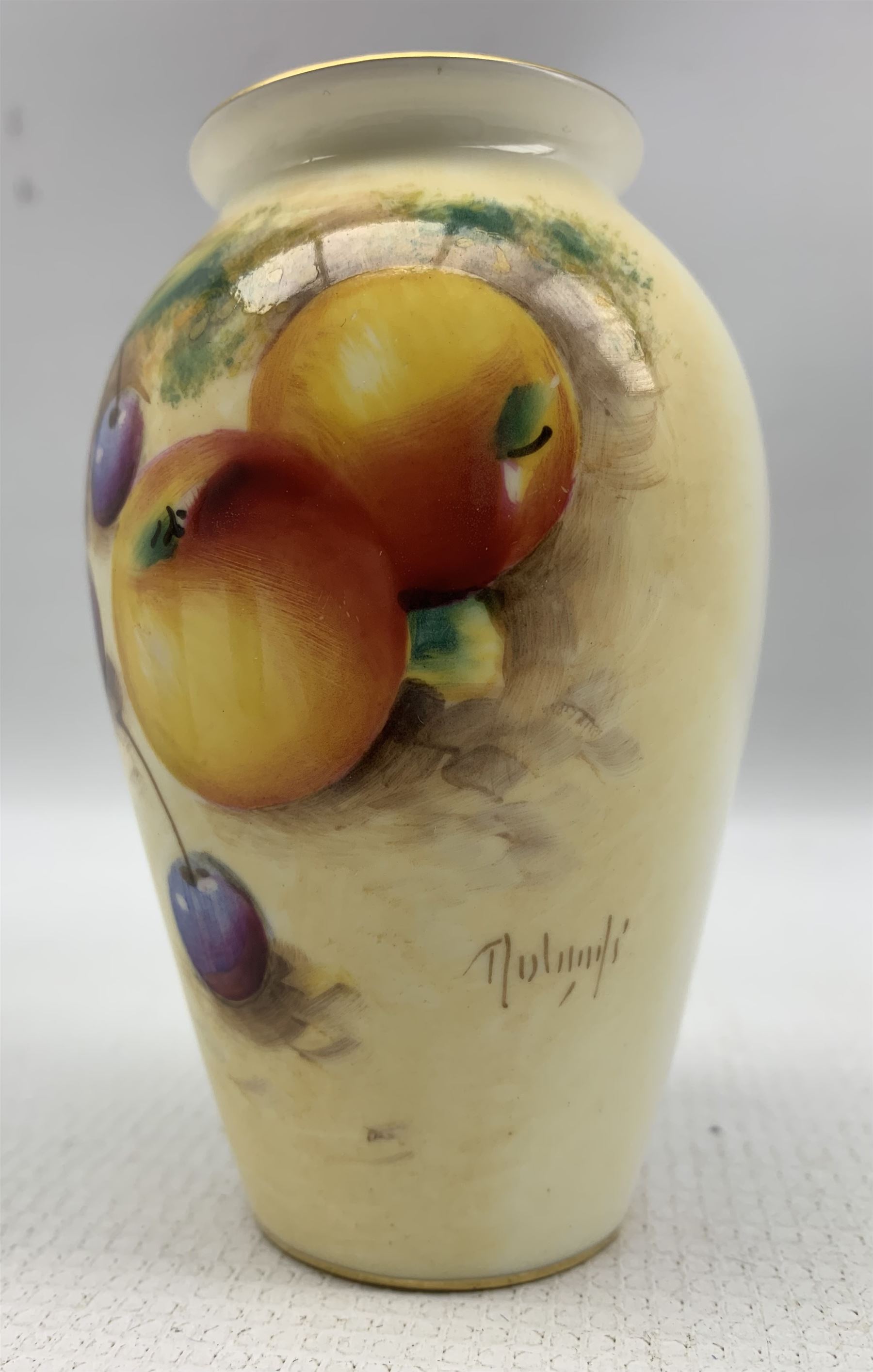 Pair of Royal Worcester vases by Roberts - Image 3 of 5