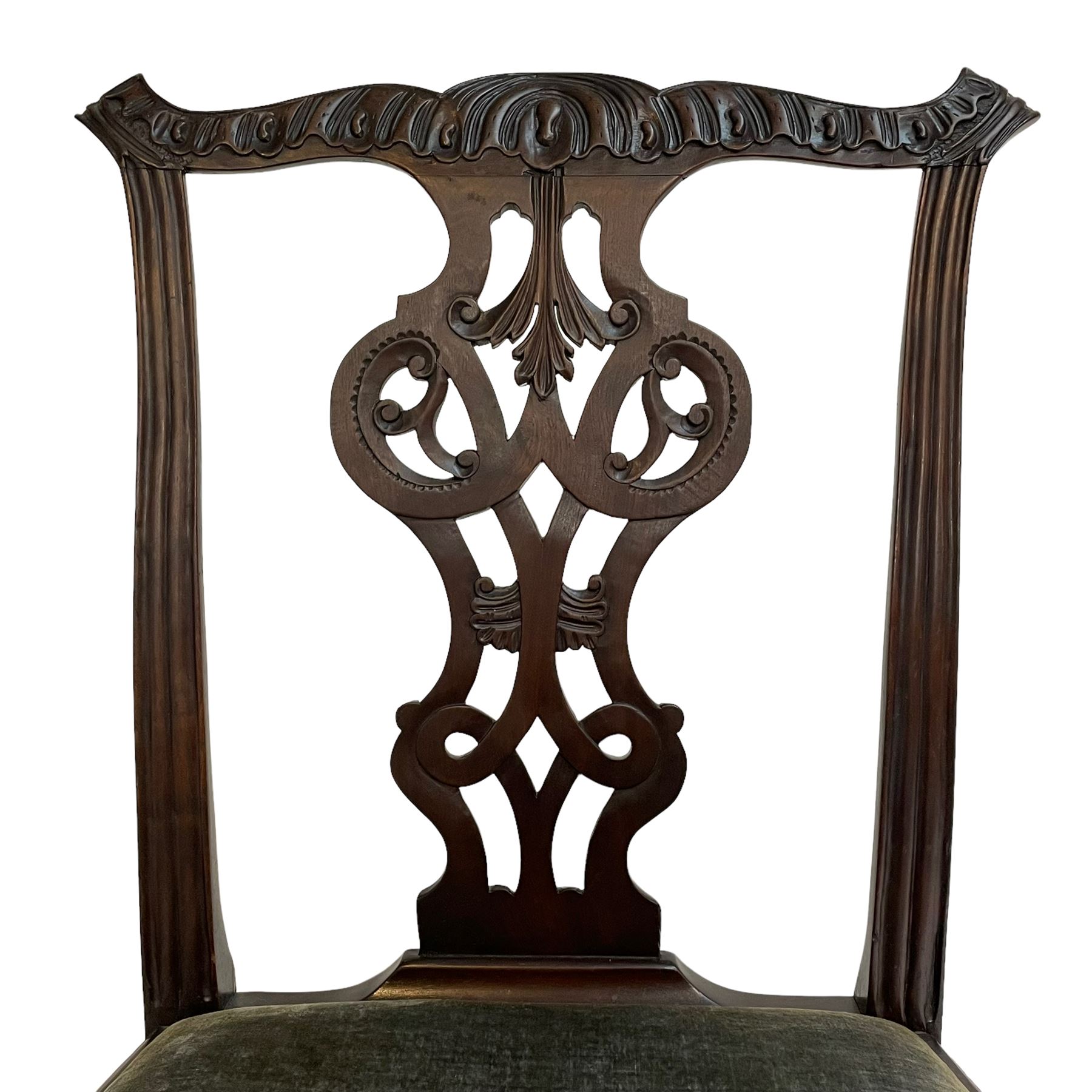 George III mahogany chair - Image 2 of 7