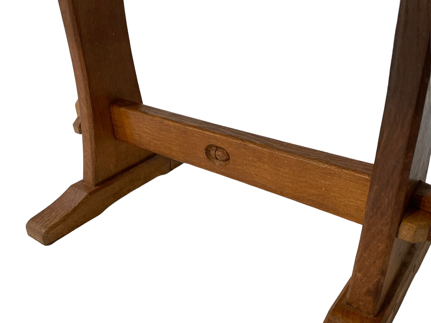 Acornman - rectangular adzed oak coffee table - Image 7 of 8